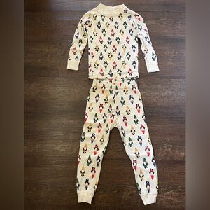 Hanna Andersson Cream Gnome Pajama Set